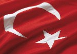 Flag of turkey --- Image by © Royalty-Free/Corbis