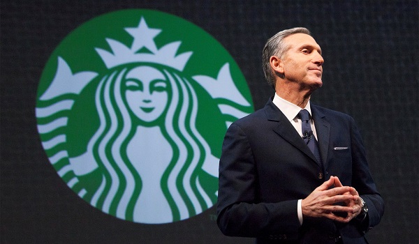 Starbucks, lascia il presidente Howard Schultz